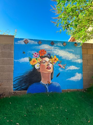 Wall mural of a Woman alive in beauty